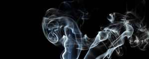 Preview wallpaper smoke, black, background, transparent