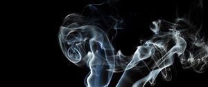 Preview wallpaper smoke, black, background, transparent