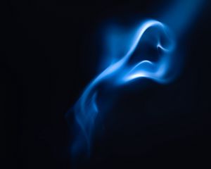 Preview wallpaper smoke, clot, blue, dark