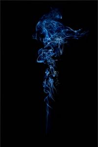 Preview wallpaper smoke, clot, shroud, blue, dark