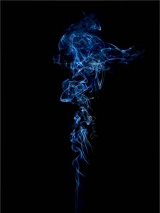 Preview wallpaper smoke, clot, shroud, blue, dark