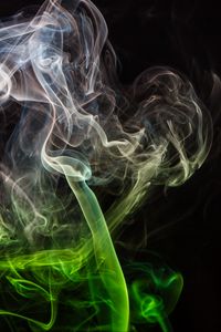 Preview wallpaper smoke, clot, veil, green, white