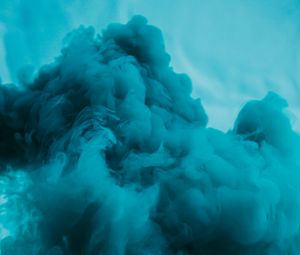 Preview wallpaper smoke, cloud, blue, abstraction