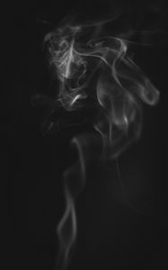 Preview wallpaper smoke, cloud, bw