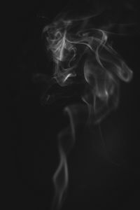 Preview wallpaper smoke, cloud, bw