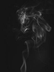 Preview wallpaper smoke, cloud, bw