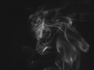 Preview wallpaper smoke, cloud, bw