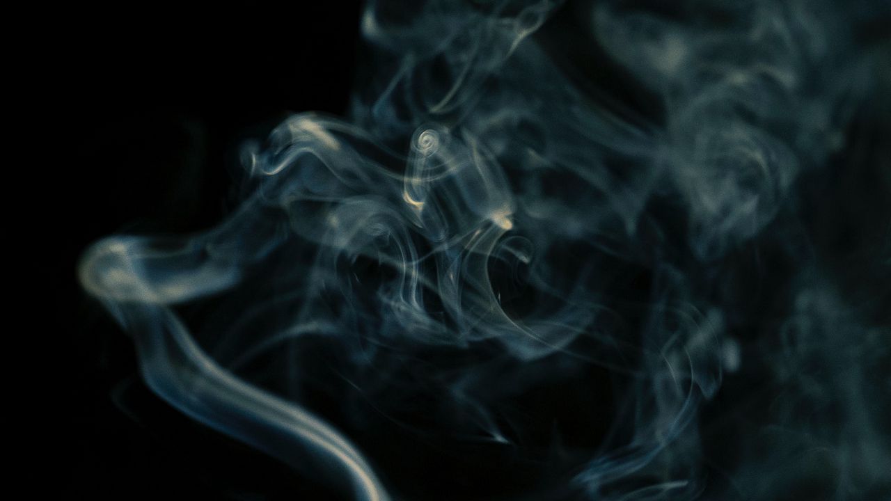 Wallpaper smoke, cloud, dark, abstraction