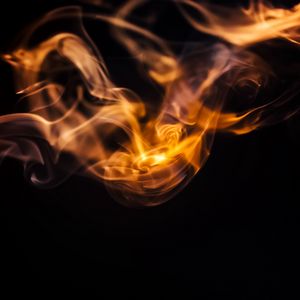 Preview wallpaper smoke, cloud, glow, dark