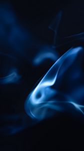 Preview wallpaper smoke, cloud, glow, abstraction, blue