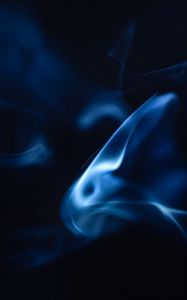 Preview wallpaper smoke, cloud, glow, abstraction, blue