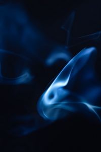 Preview wallpaper smoke, cloud, glow, abstraction, blue