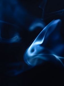 Preview wallpaper smoke, cloud, glow, abstraction, blue