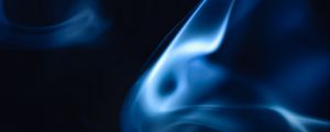 Preview wallpaper smoke, cloud, glow, abstraction, blue