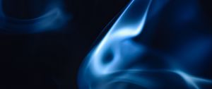 Preview wallpaper smoke, cloud, glow, abstraction, blue