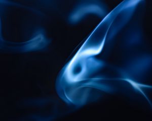 Preview wallpaper smoke, cloud, glow, abstraction, blue