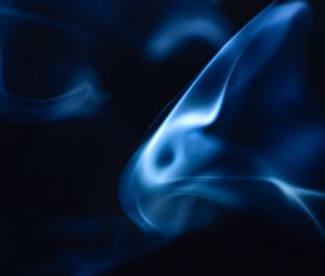 Preview wallpaper smoke, cloud, glow, abstraction, blue