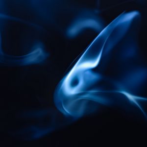 Preview wallpaper smoke, cloud, glow, abstraction, blue