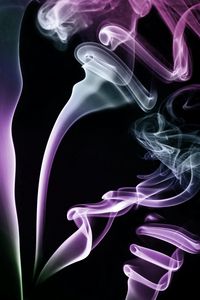 Preview wallpaper smoke, cloud, winding, purple