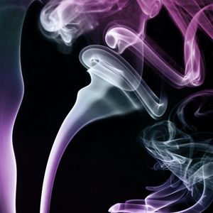 Preview wallpaper smoke, cloud, winding, purple