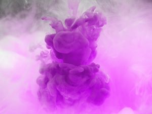 Preview wallpaper smoke, clumps, abstract, lilac, light