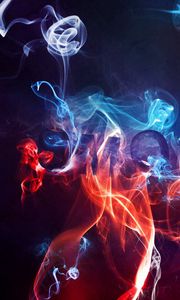 Preview wallpaper smoke, color, background, blurred