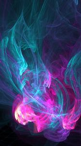 Preview wallpaper smoke, color, bright, blurred