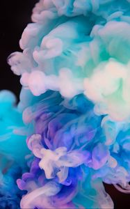 Preview wallpaper smoke, color, clots