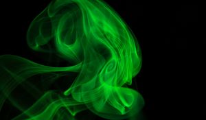 Preview wallpaper smoke, colored smoke, clot, green