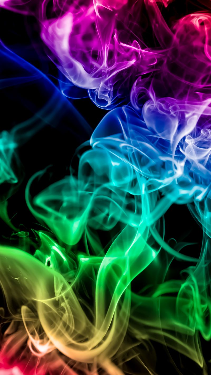 Wallpaper for iPhone Colors Smoke - Wallpapers Download 2023