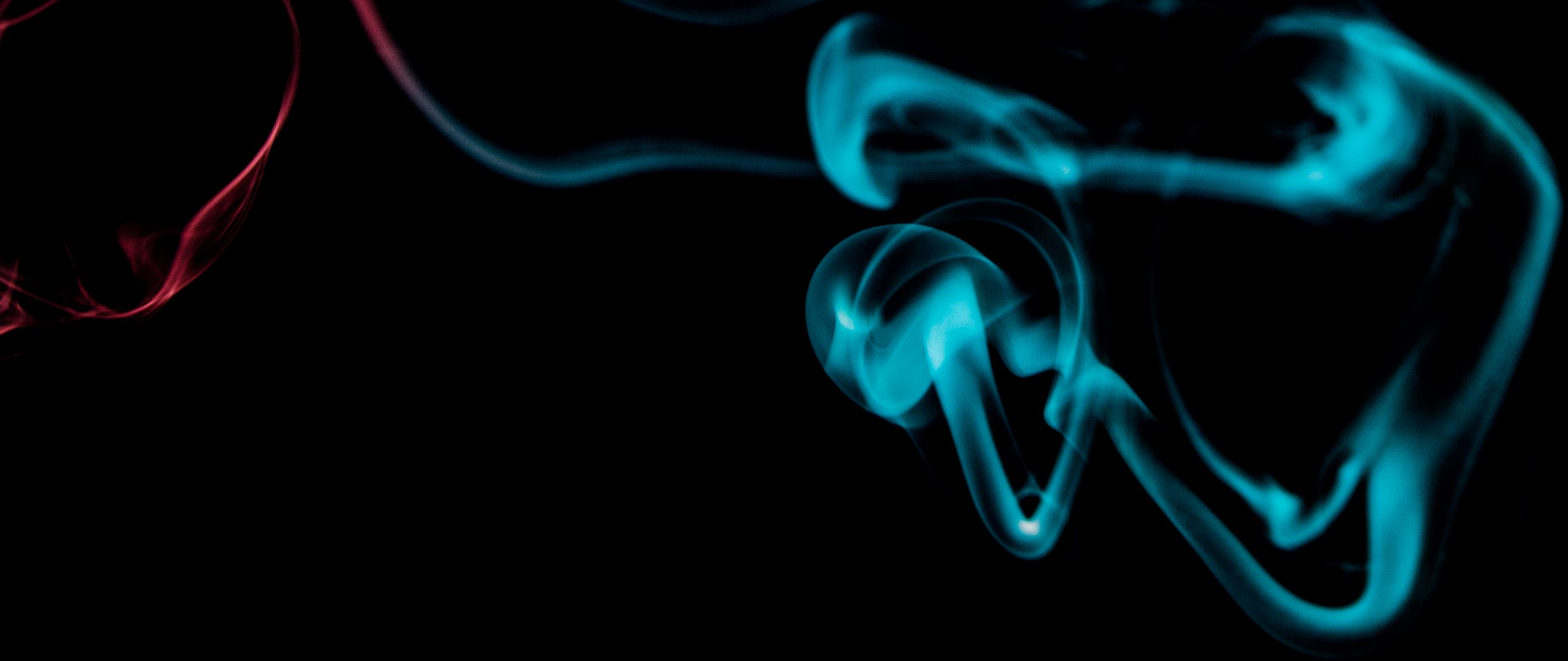 Download wallpaper 2560x1080 smoke, colored smoke, dark, clot dual wide ...