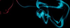 Preview wallpaper smoke, colored smoke, dark, clot