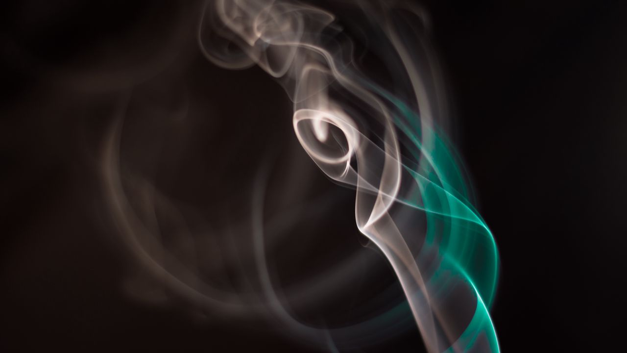 Wallpaper smoke, colored smoke, spiral, swirling