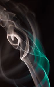 Preview wallpaper smoke, colored smoke, spiral, swirling