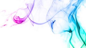 Preview wallpaper smoke, colorful, abstraction, minimalism