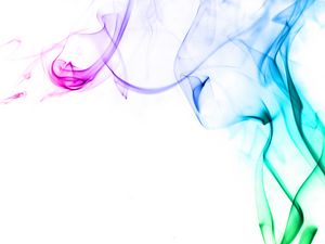 Preview wallpaper smoke, colorful, abstraction, minimalism