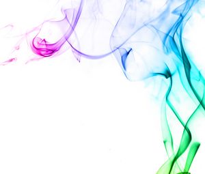 Preview wallpaper smoke, colorful, abstraction, minimalism