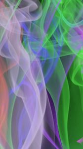 Preview wallpaper smoke, colorful, veil, clot