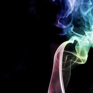 Preview wallpaper smoke, colorful, winding, abstraction