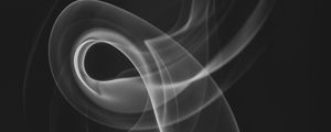 Preview wallpaper smoke, curves, black and white, black