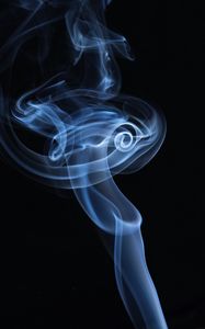 Preview wallpaper smoke, dark, black, macro