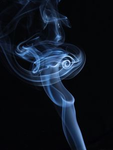 Preview wallpaper smoke, dark, black, macro