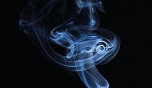 Preview wallpaper smoke, dark, black, macro