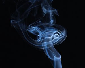 Preview wallpaper smoke, dark, black, macro