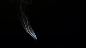 Preview wallpaper smoke, dark, black, minimalism
