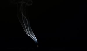 Preview wallpaper smoke, dark, black, minimalism