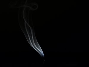 Preview wallpaper smoke, dark, black, minimalism