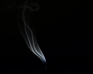 Preview wallpaper smoke, dark, black, minimalism