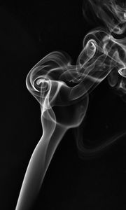 Preview wallpaper smoke, dark, bw