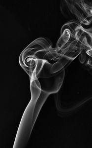 Preview wallpaper smoke, dark, bw